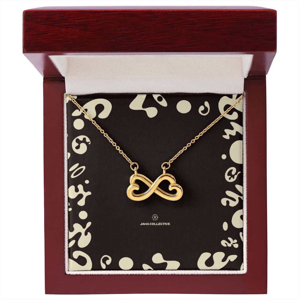 Adorn'd Endless Love Necklace - 14K White Gold - Soft Touch Box