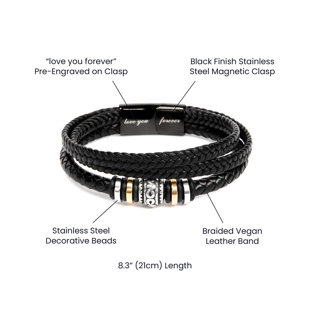 Adorn'd Love You Forever Bracelet - Soft Touch Box