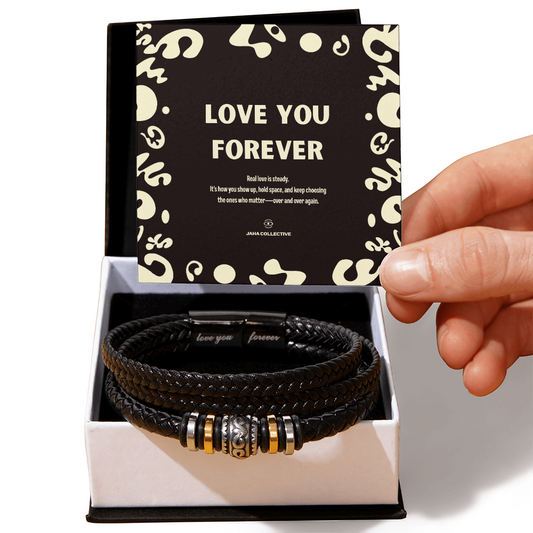 Adorn'd Love You Forever Bracelet - Soft Touch Box
