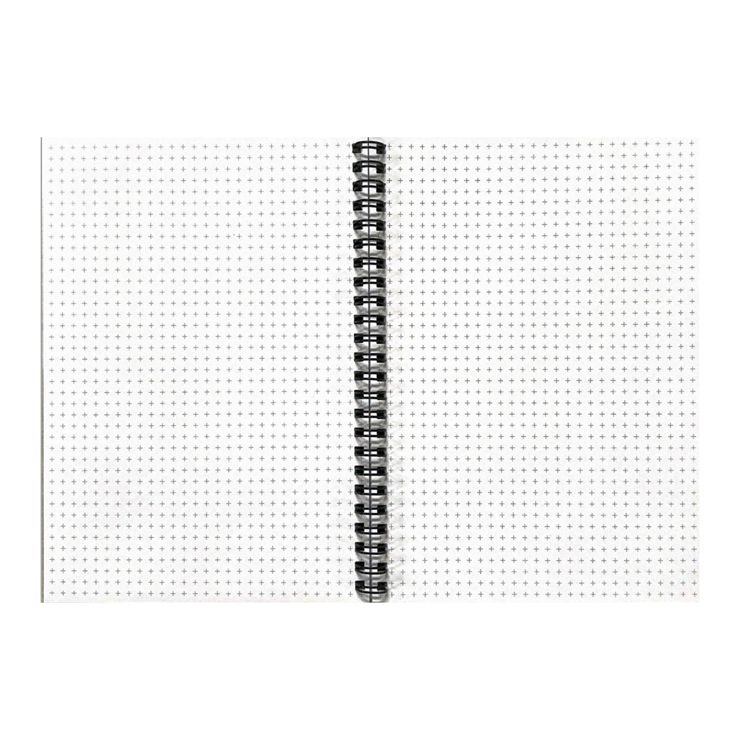 Mirror Work Minimalist Spiral Notebook(Ruled Line) - Blank Page White