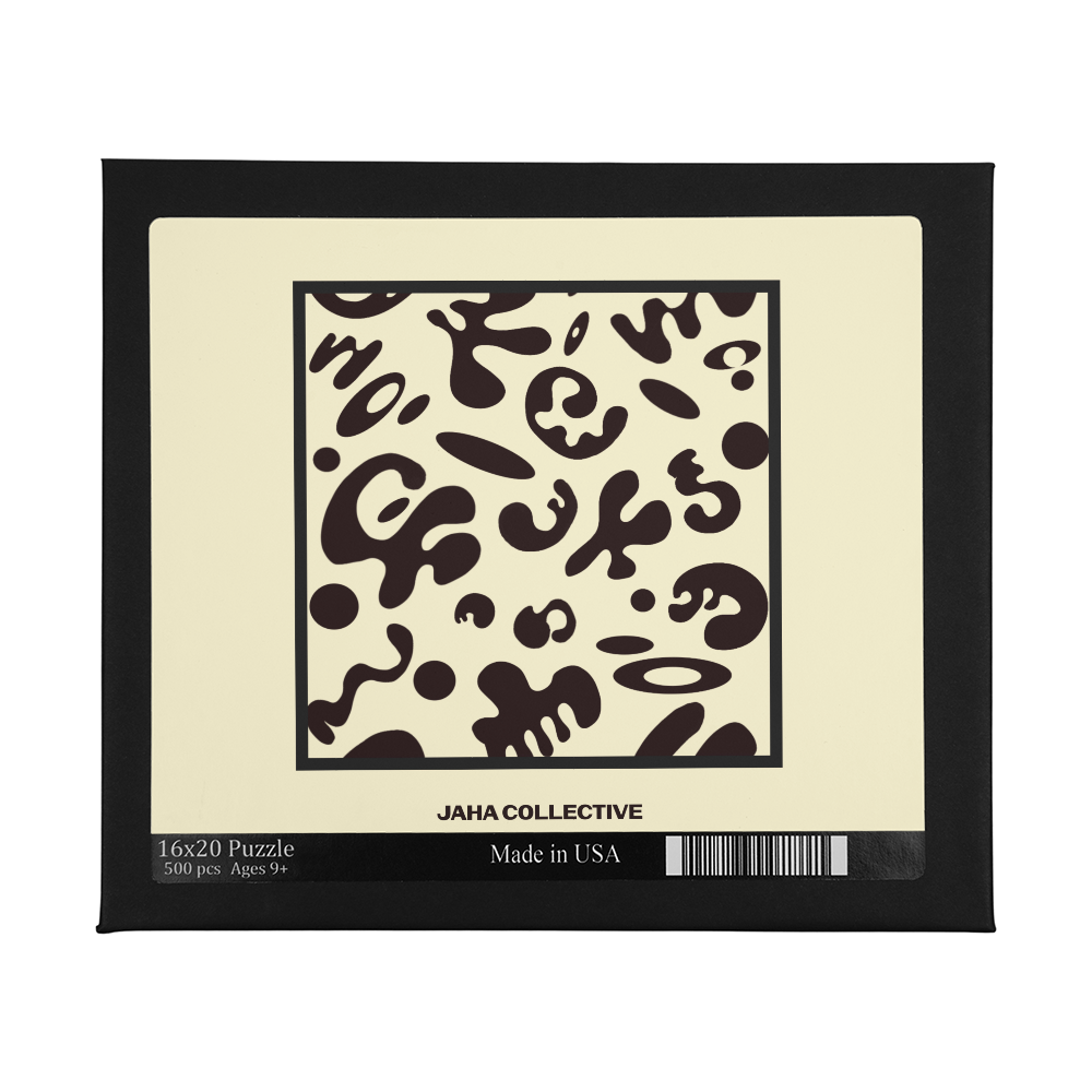 Adorn'd Minimalist Puzzle (Large) - Blank Page