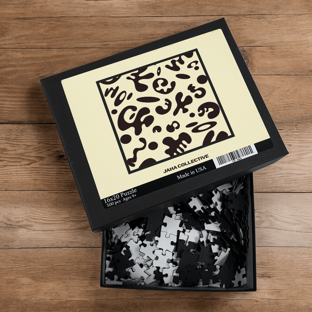 Adorn'd Minimalist Puzzle (Large) - Blank Page