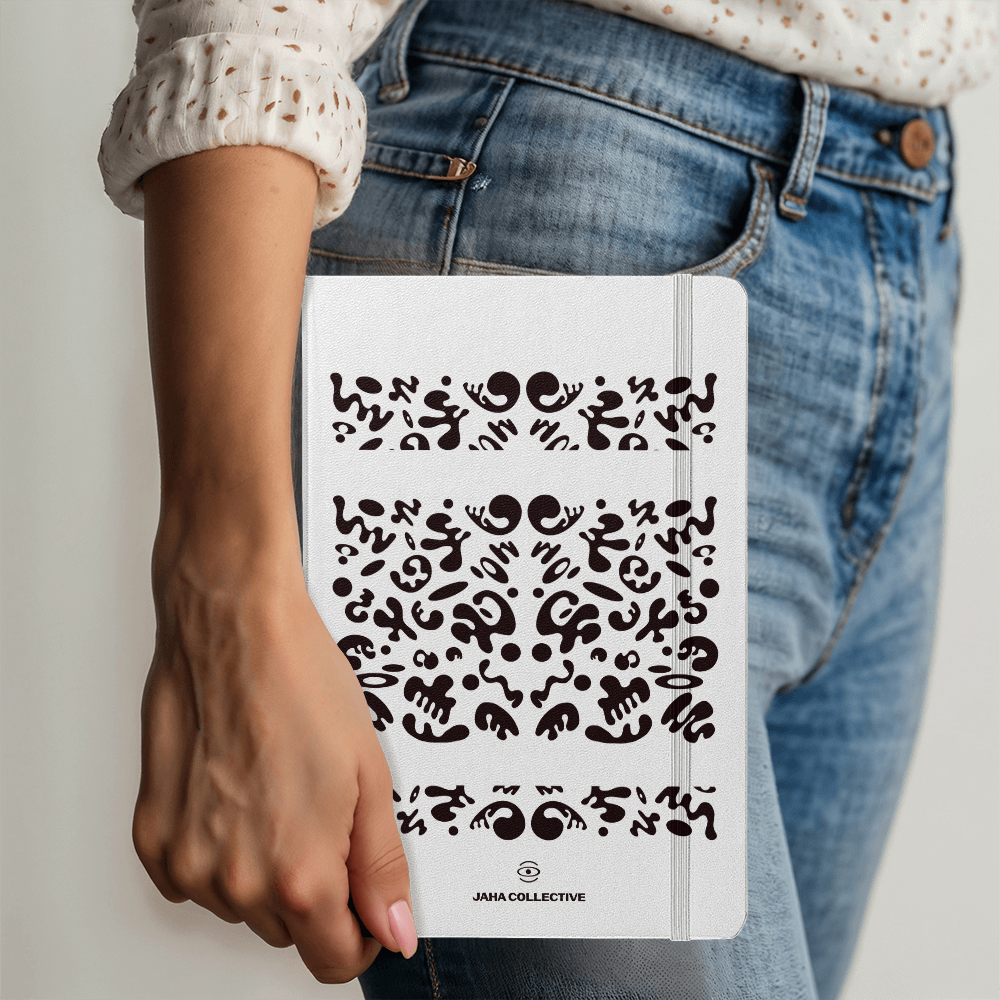 Mirror Work Minimalist Ambassador Bound Journal - Smoke Signal Black