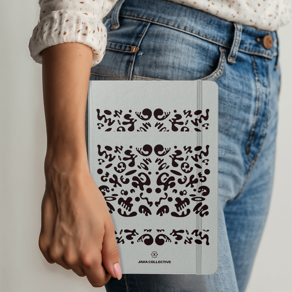 Mirror Work Minimalist Ambassador Bound Journal - Smoke Signal Black