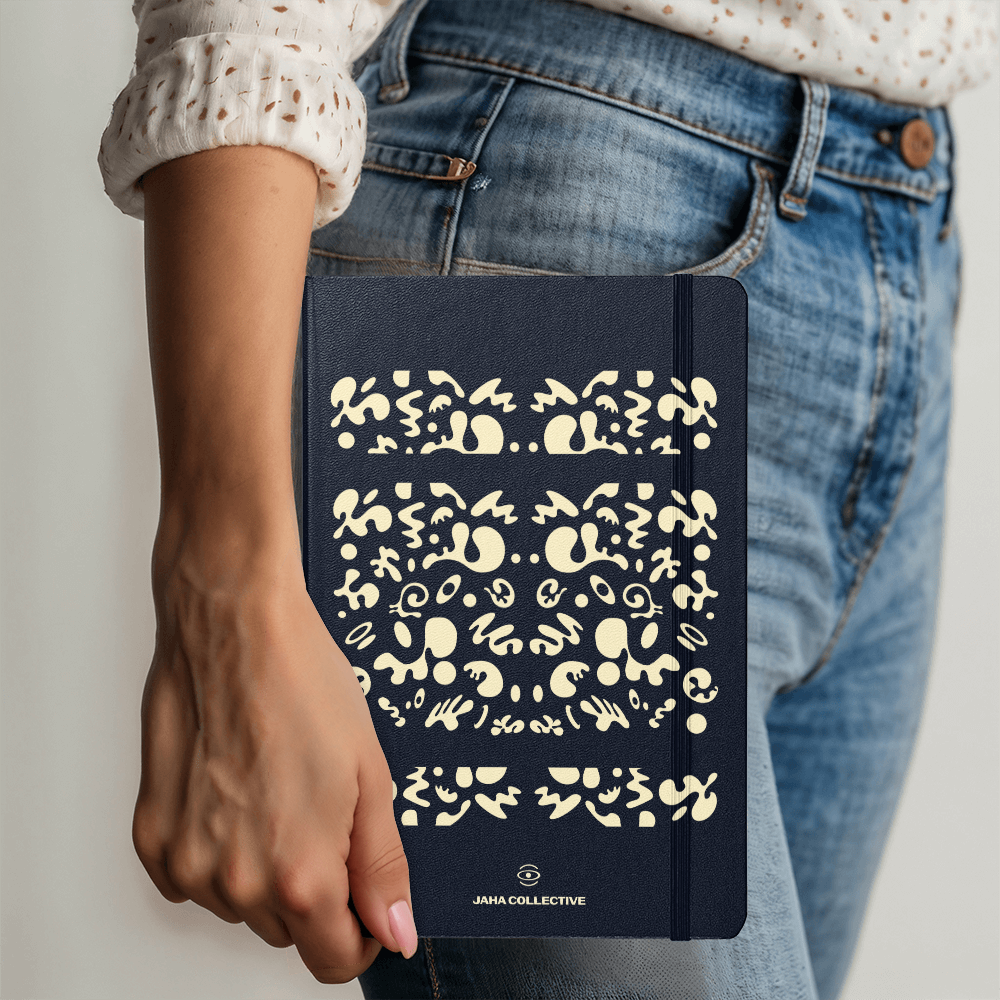 Mirror Work Minimalist Ambassador Bound Journal - Blank Page White