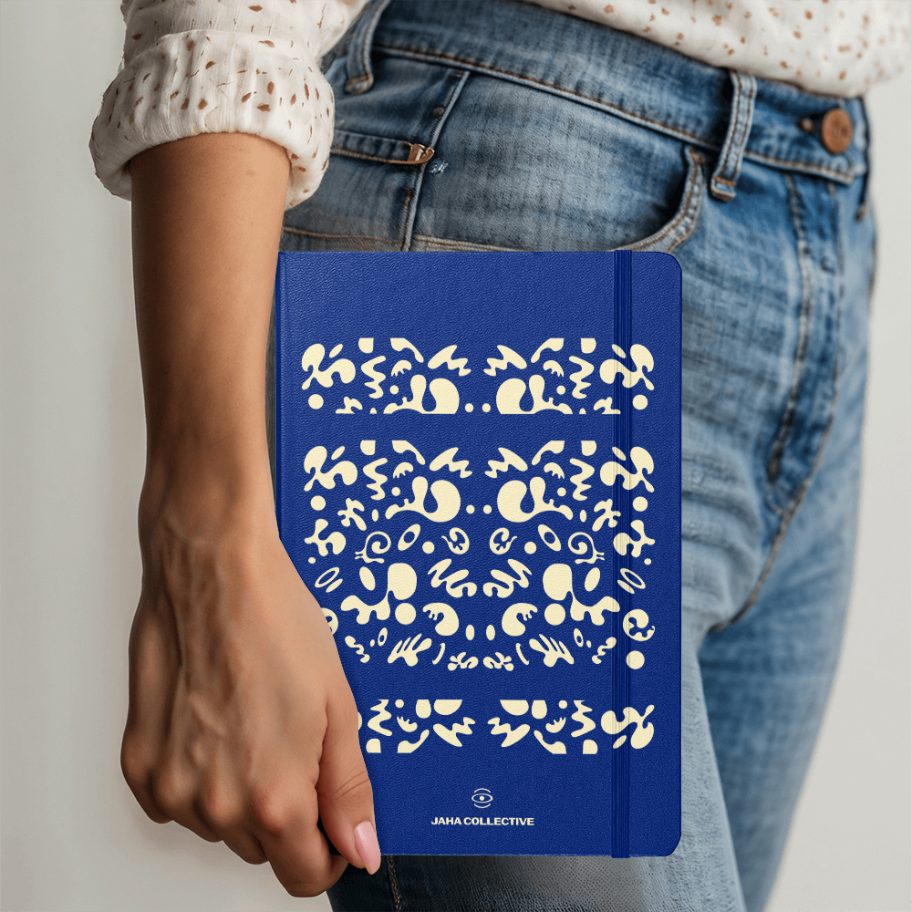 Mirror Work Minimalist Ambassador Bound Journal - Blank Page White