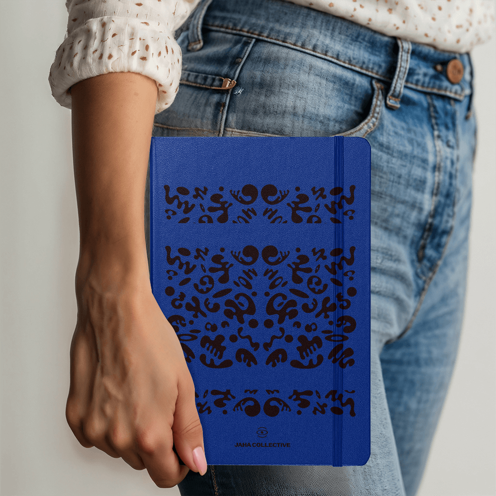 Mirror Work Minimalist Ambassador Bound Journal - Smoke Signal Black