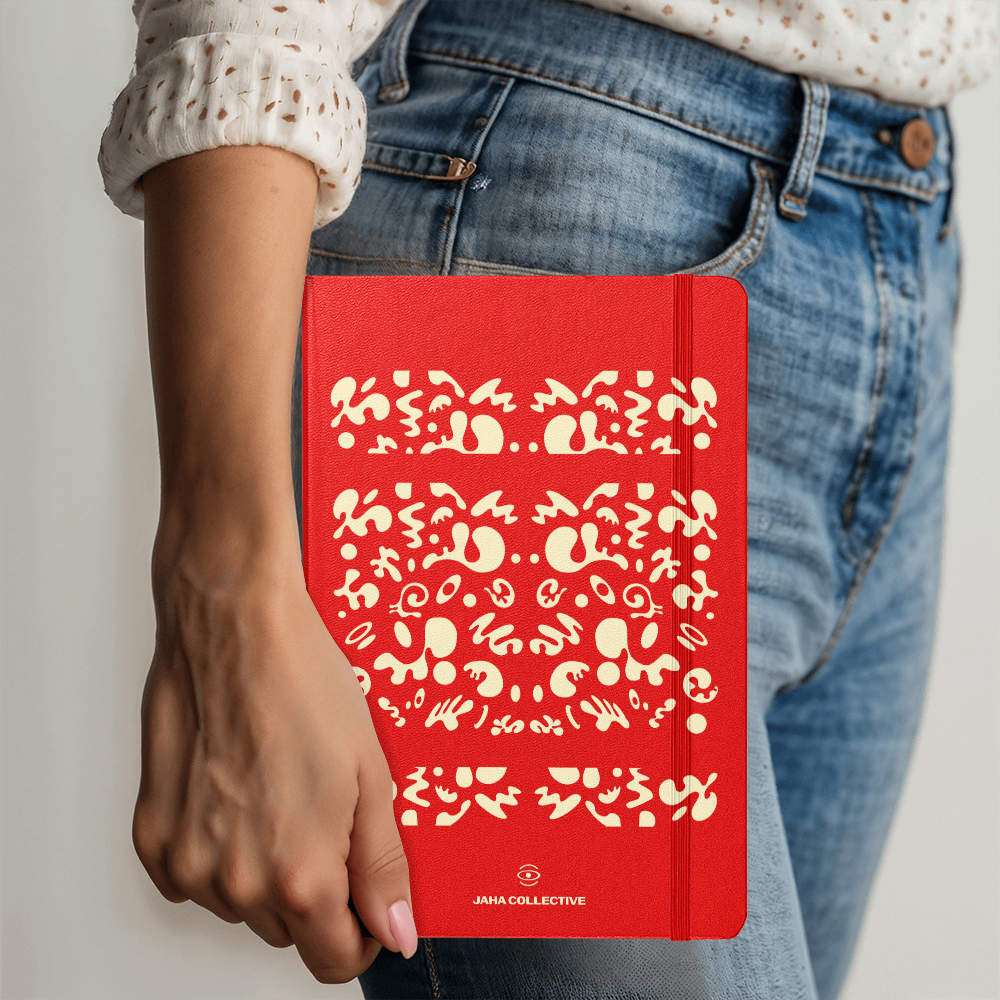 Mirror Work Minimalist Ambassador Bound Journal - Blank Page White