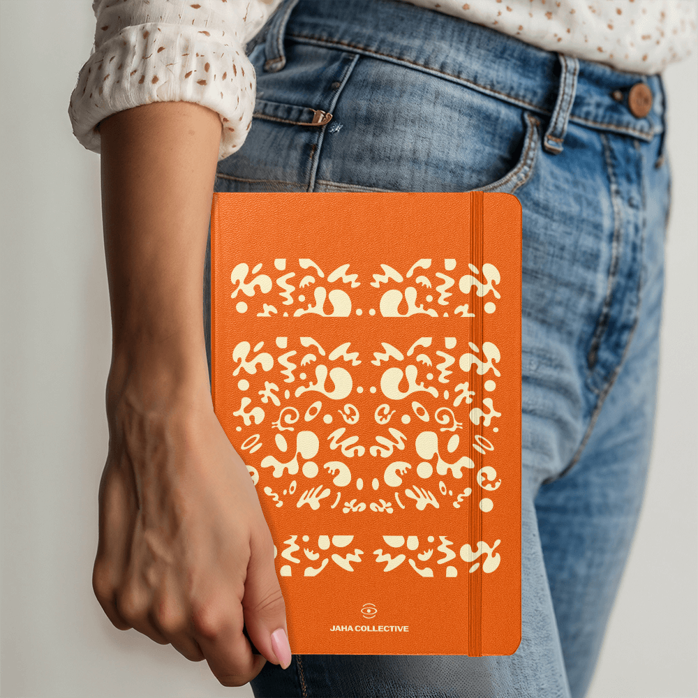 Mirror Work Minimalist Ambassador Bound Journal - Blank Page White