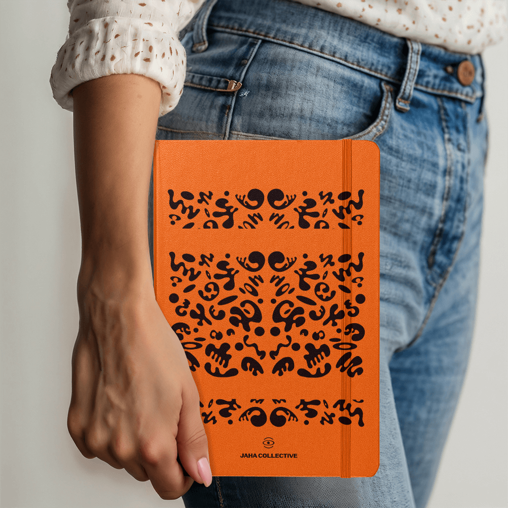 Mirror Work Minimalist Ambassador Bound Journal - Smoke Signal Black