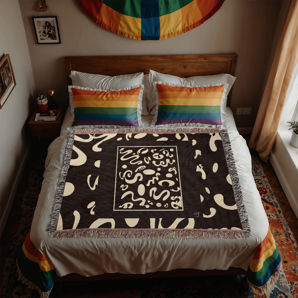 Deep Dream Special Edition Artwork Heirloom Woven Blanket  (60" x 50")