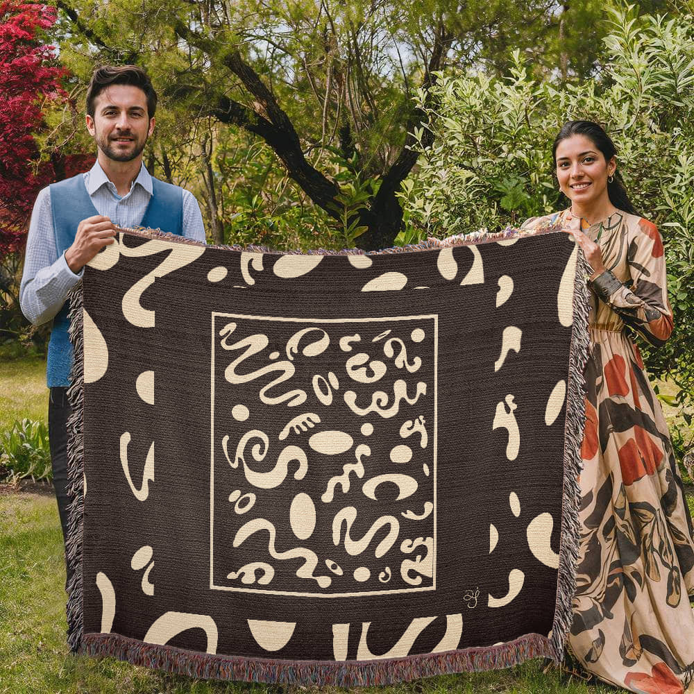 Deep Dream Special Edition Artwork Heirloom Woven Blanket  (60" x 50")