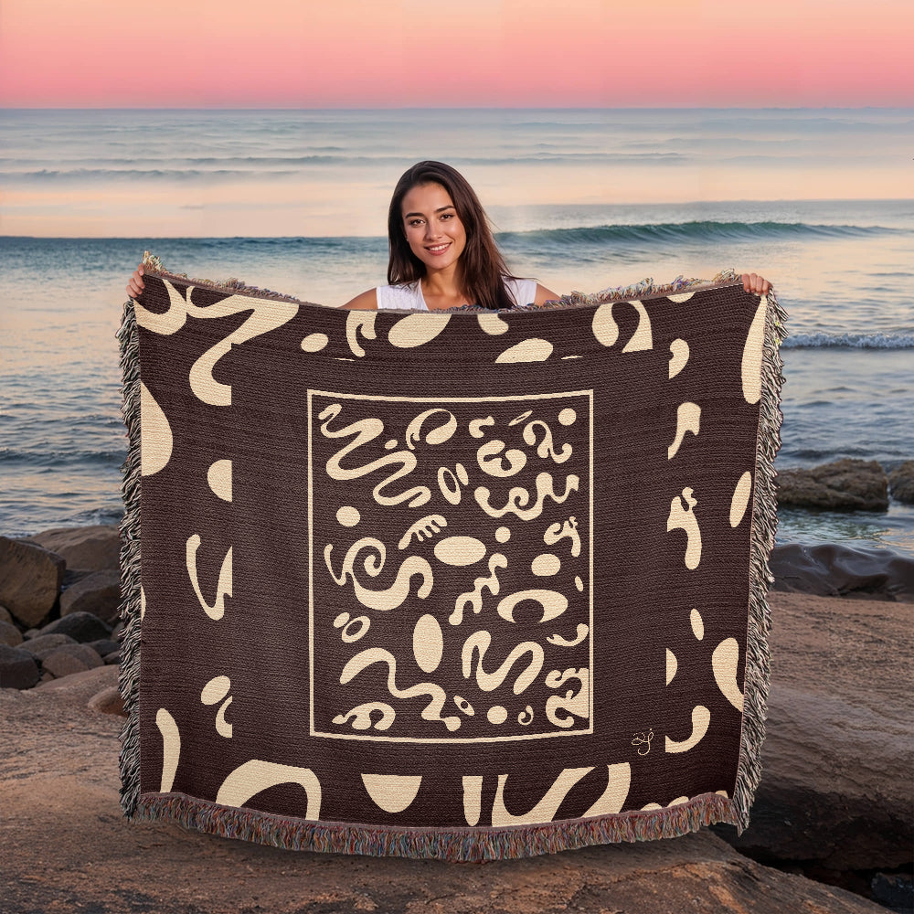 Deep Dream Special Edition Artwork Heirloom Woven Blanket  (60" x 50")