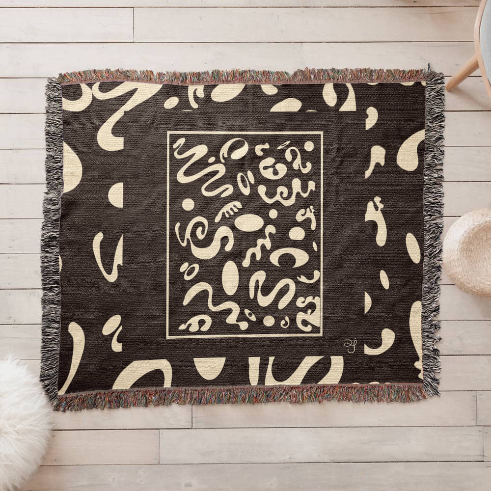 Deep Dream Special Edition Artwork Heirloom Woven Blanket (54" x 37")