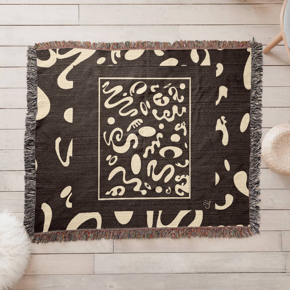 Deep Dream Special Edition Artwork Heirloom Woven Blanket  (60" x 50")