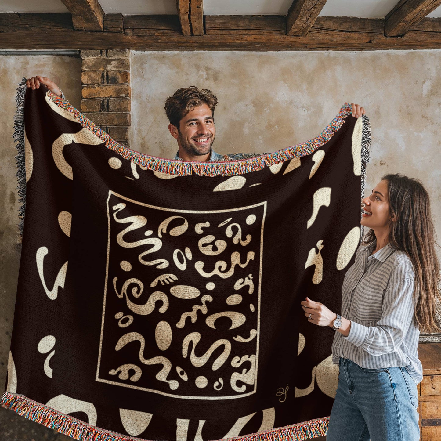 Deep Dream Special Edition Artwork Heirloom Woven Blanket (80" x 60")