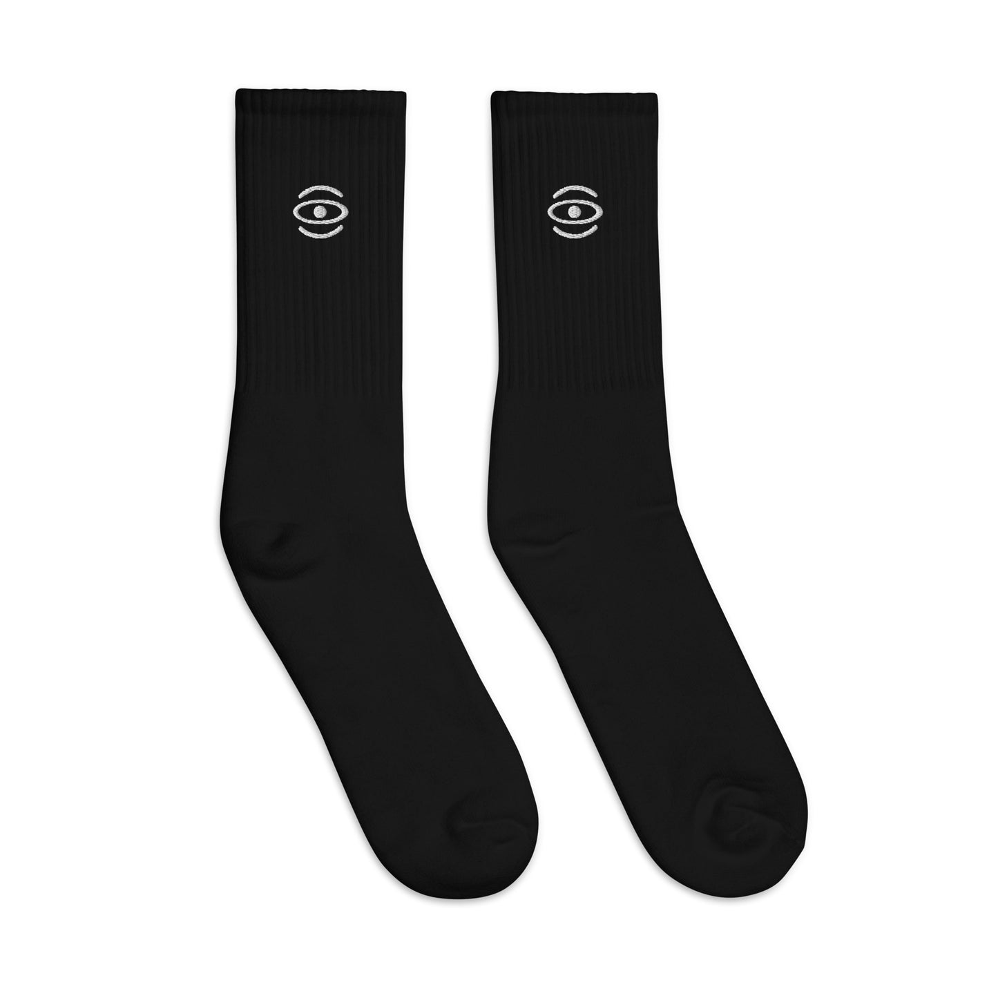 Jaha Logo Embroidered Minimalist Socks - Starlight White