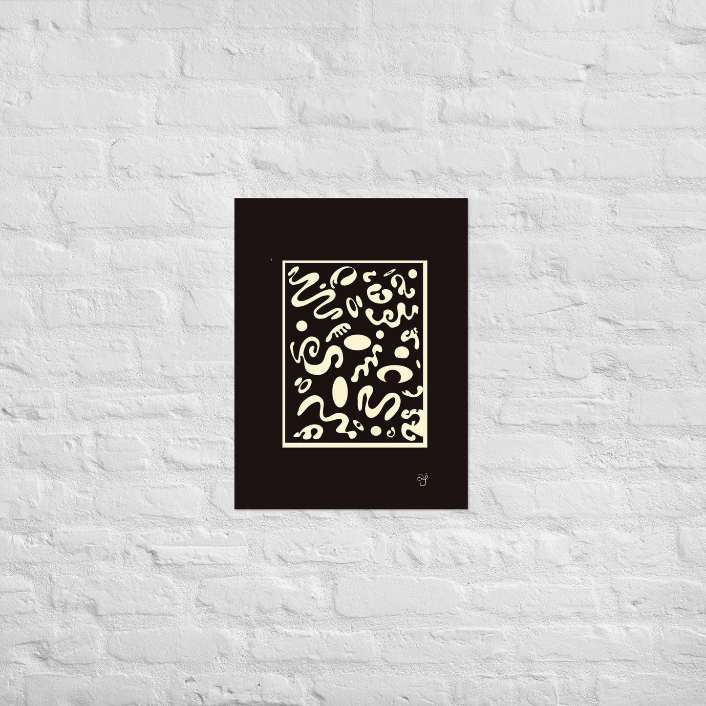 Deep Dream Enhanced Matte Paper Poster