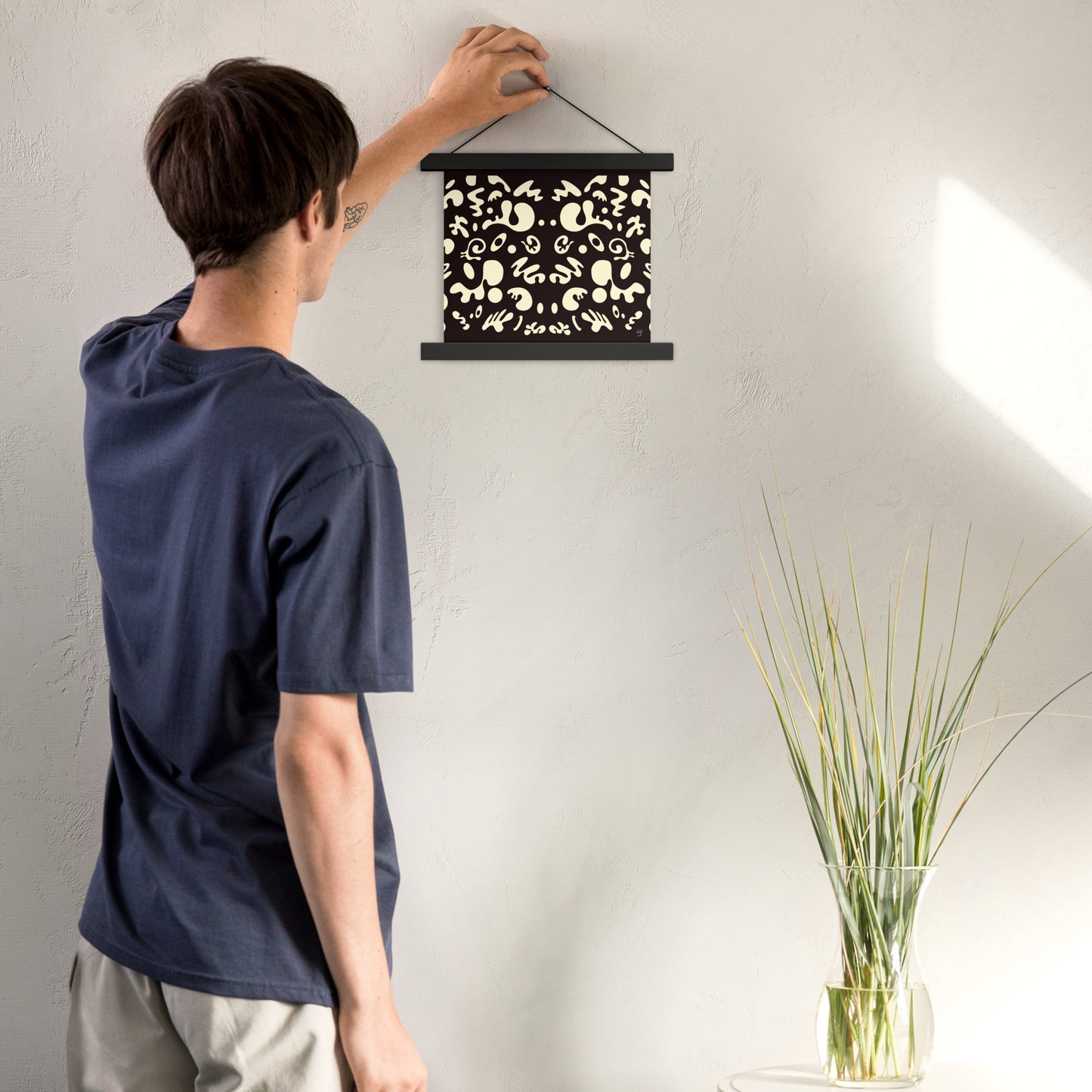 Mirror Work Poster w Hanger - Smoke Signal