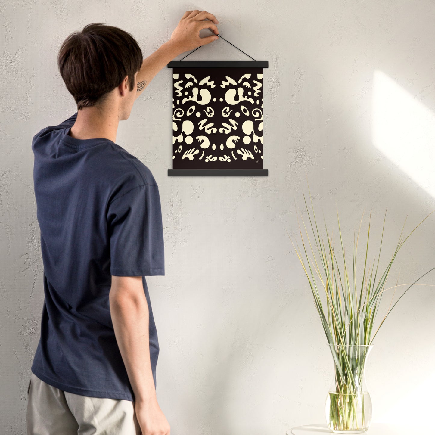 Mirror Work Poster w Hanger - Smoke Signal