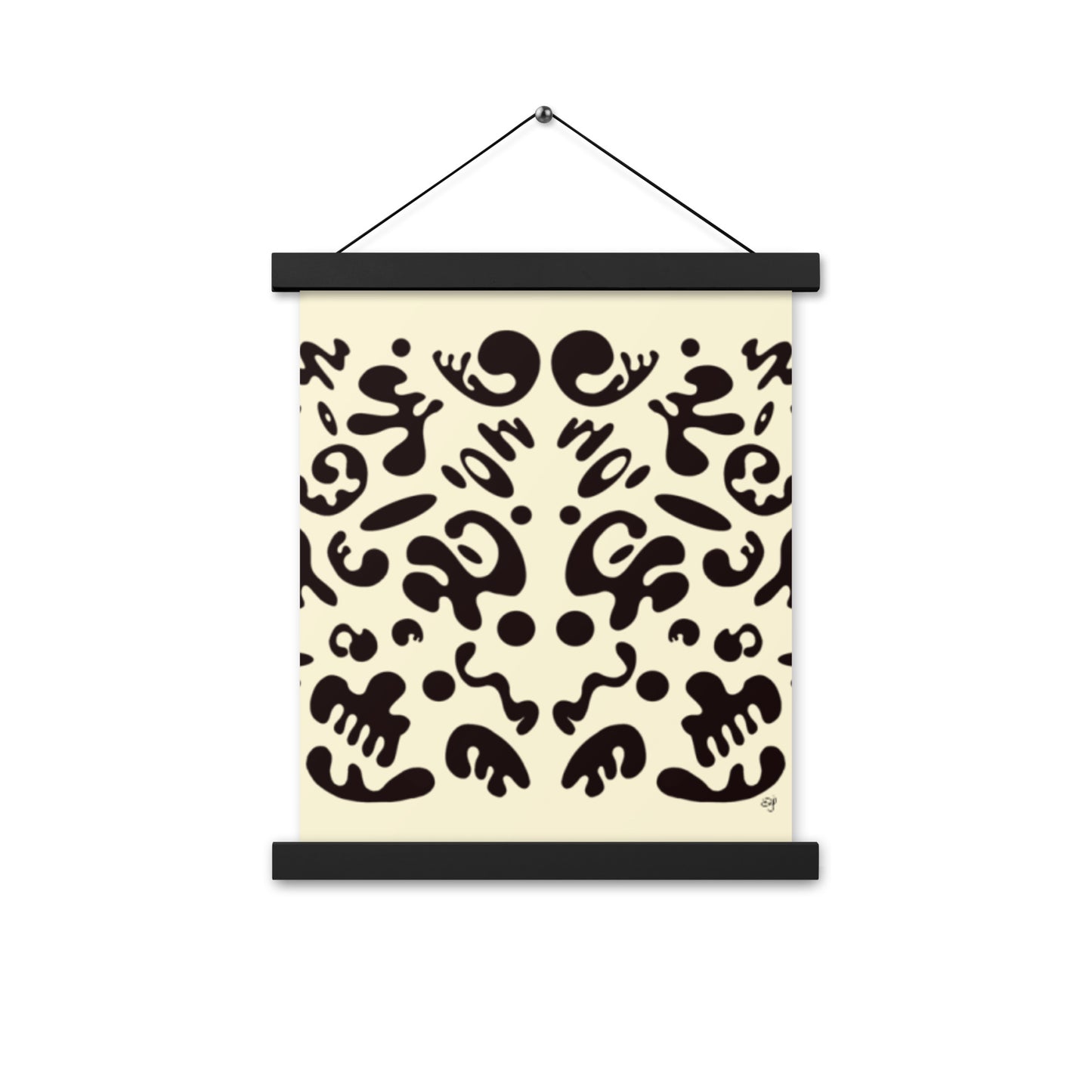 Mirror Work Poster w Hanger - Blank Page
