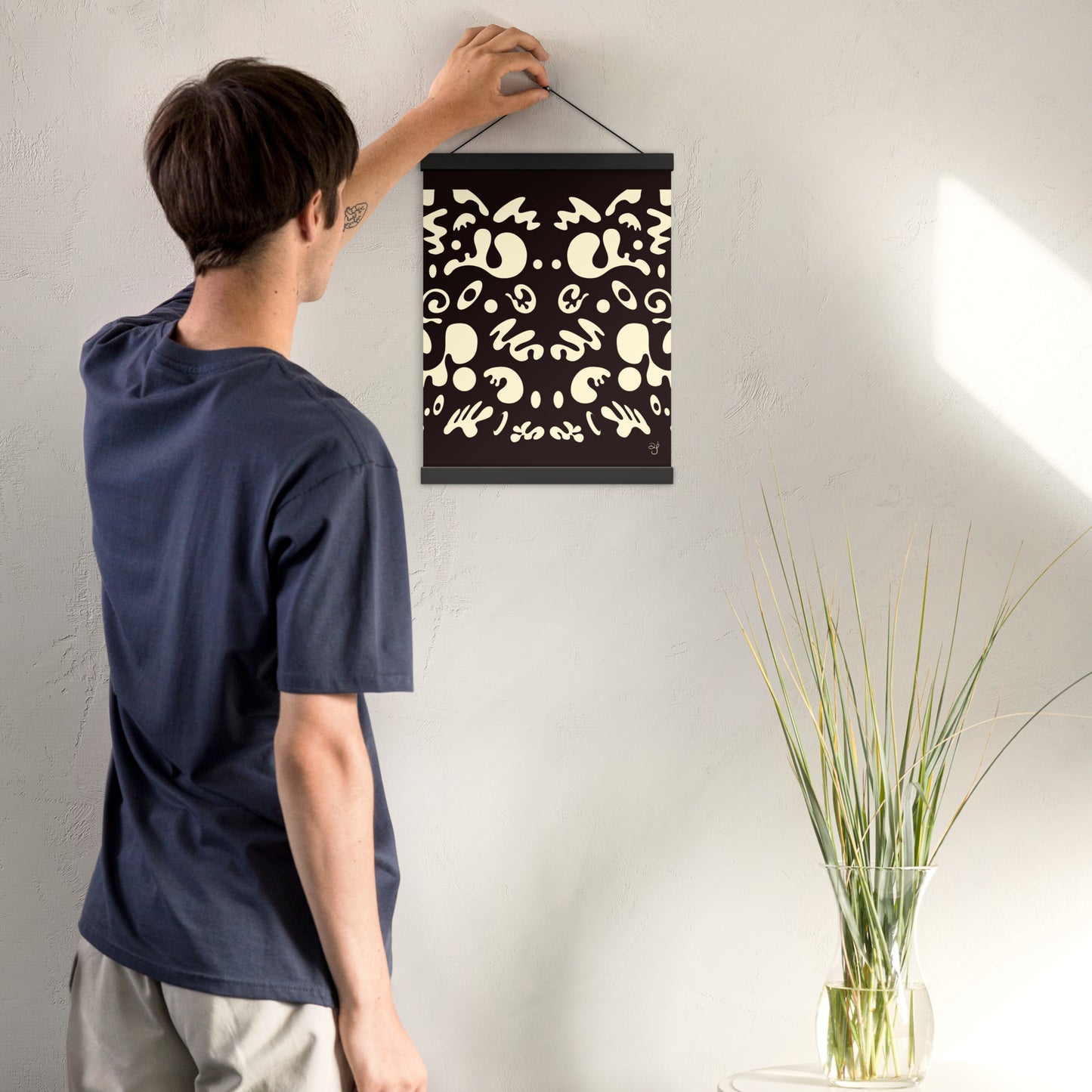 Mirror Work Poster w Hanger - Smoke Signal