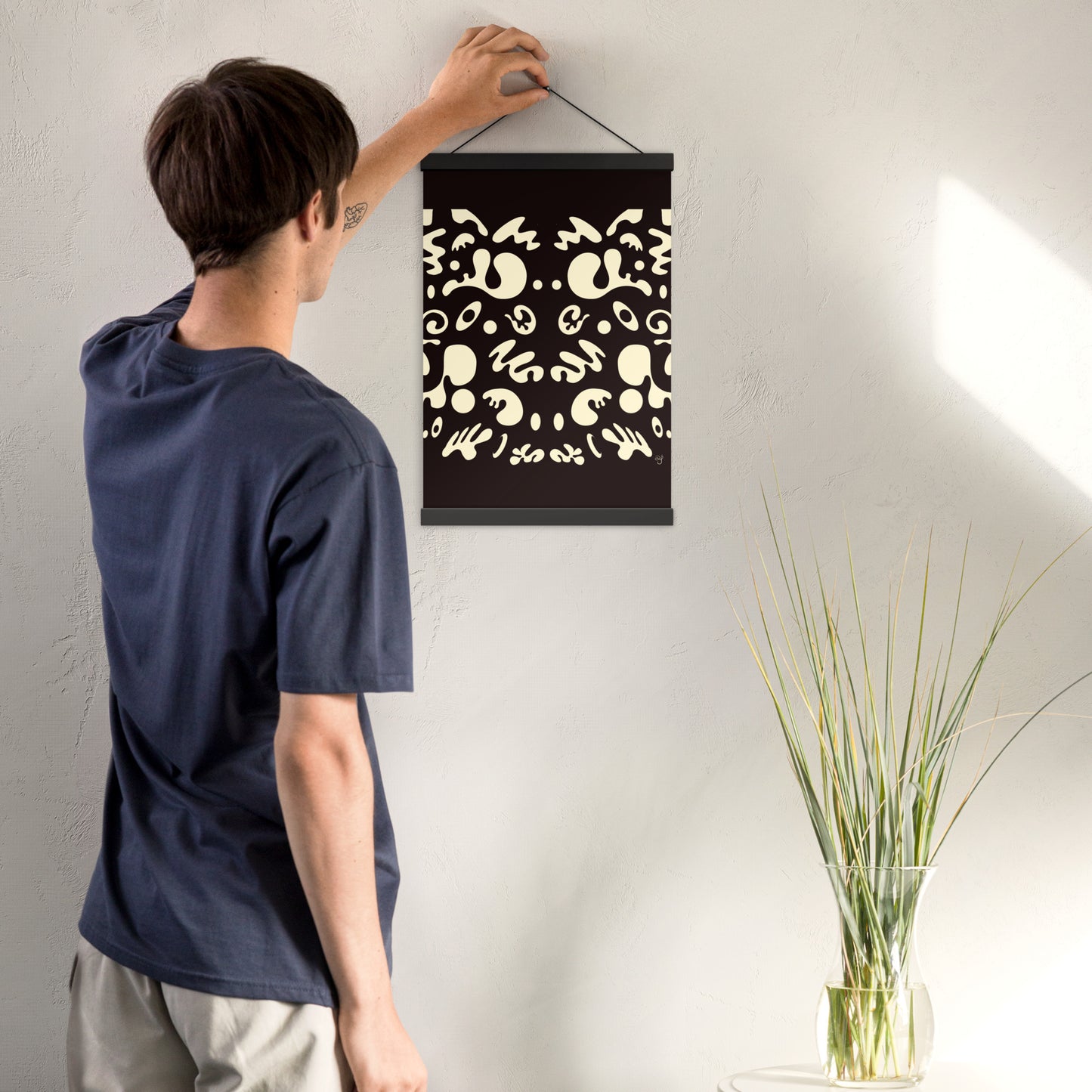 Mirror Work Poster w Hanger - Smoke Signal
