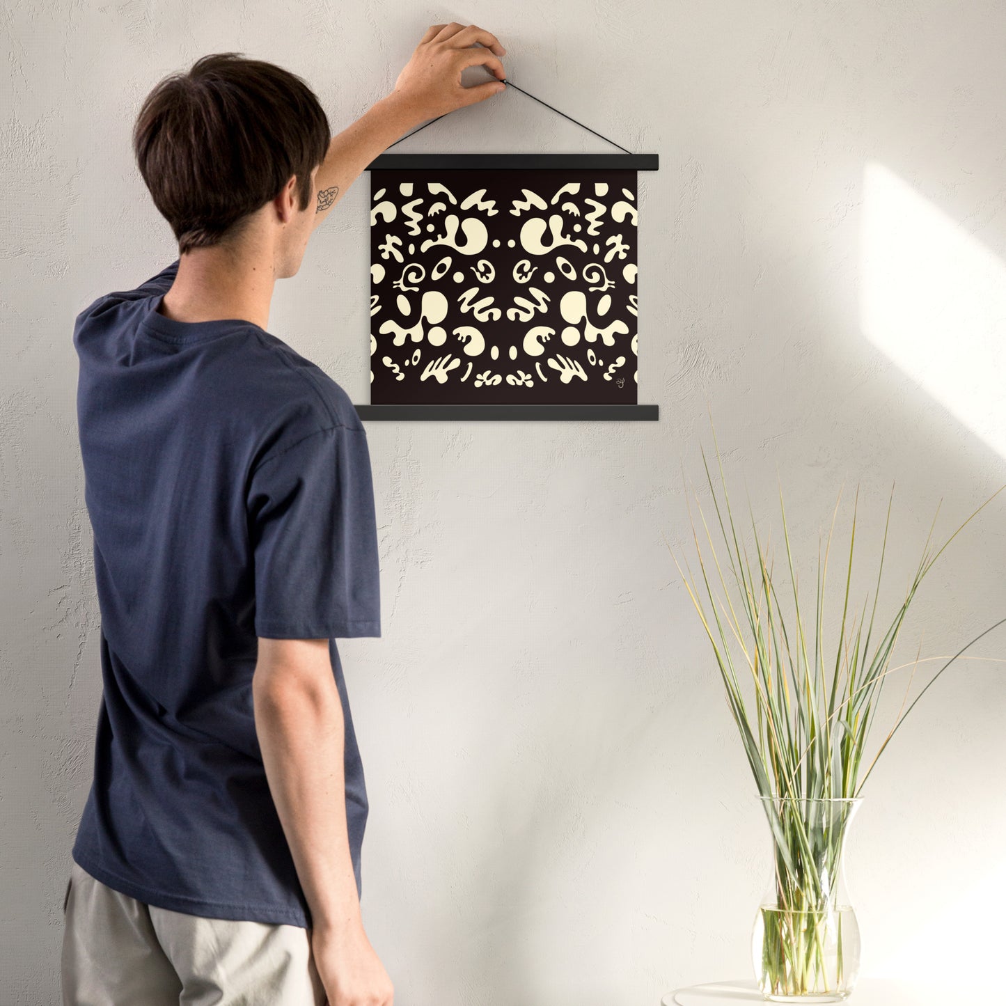 Mirror Work Poster w Hanger - Smoke Signal