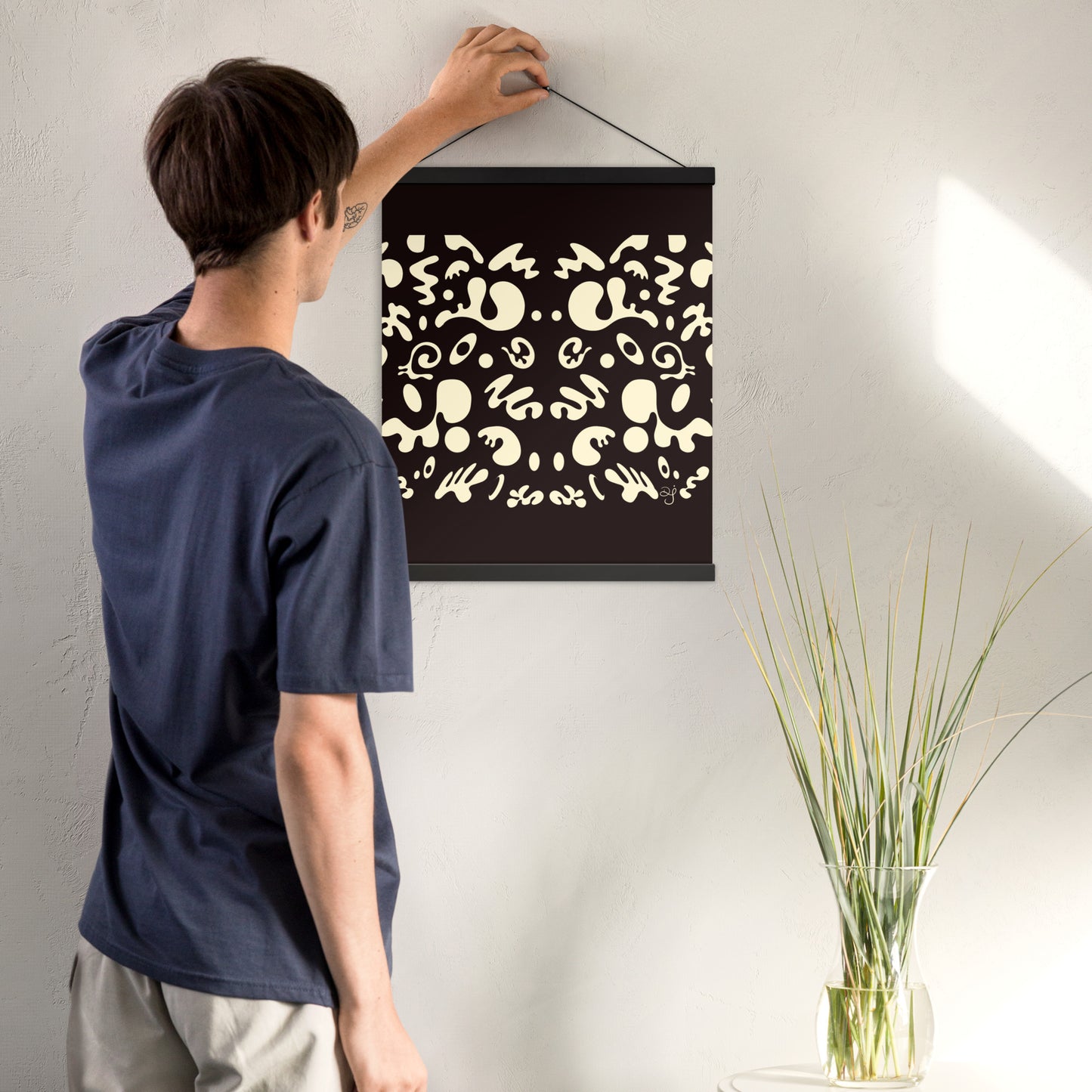 Mirror Work Poster w Hanger - Smoke Signal