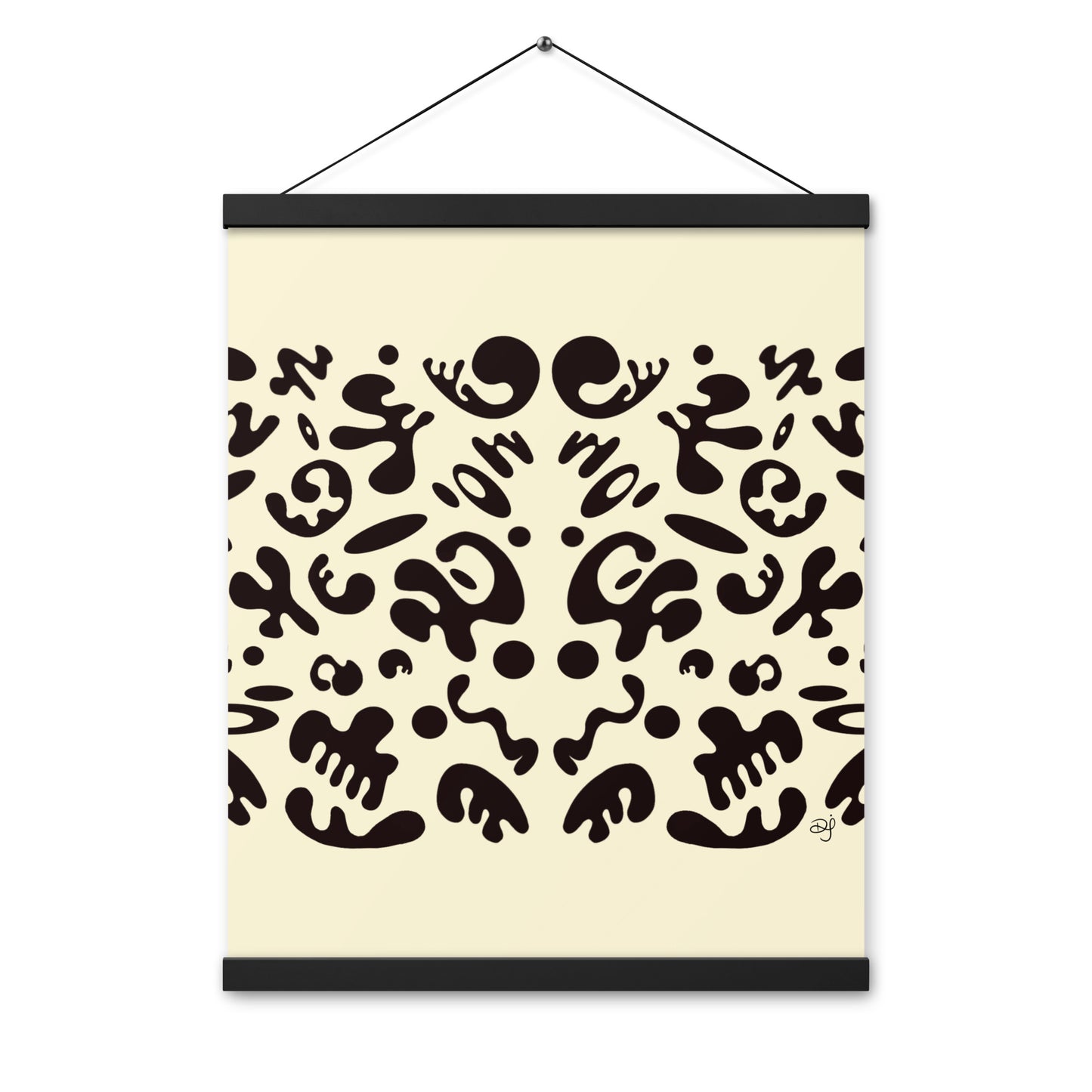 Mirror Work Poster w Hanger - Blank Page