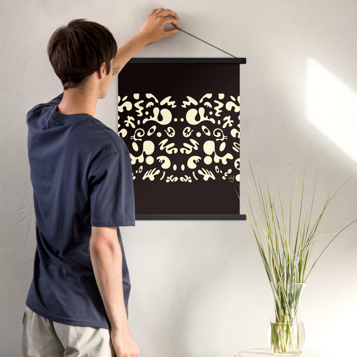 Mirror Work Poster w Hanger - Smoke Signal