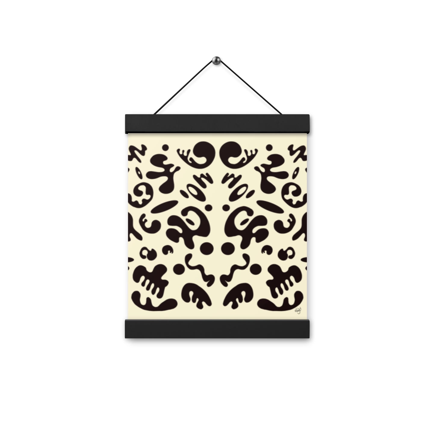 Mirror Work Poster w Hanger - Blank Page