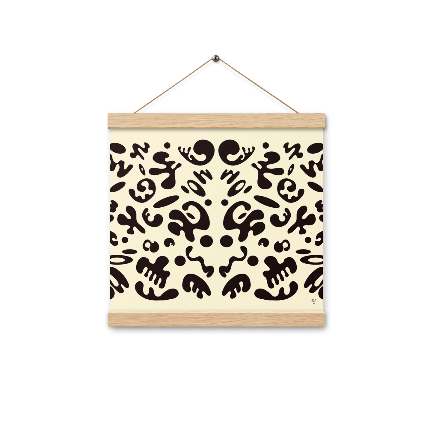 Mirror Work Poster w Hanger - Blank Page