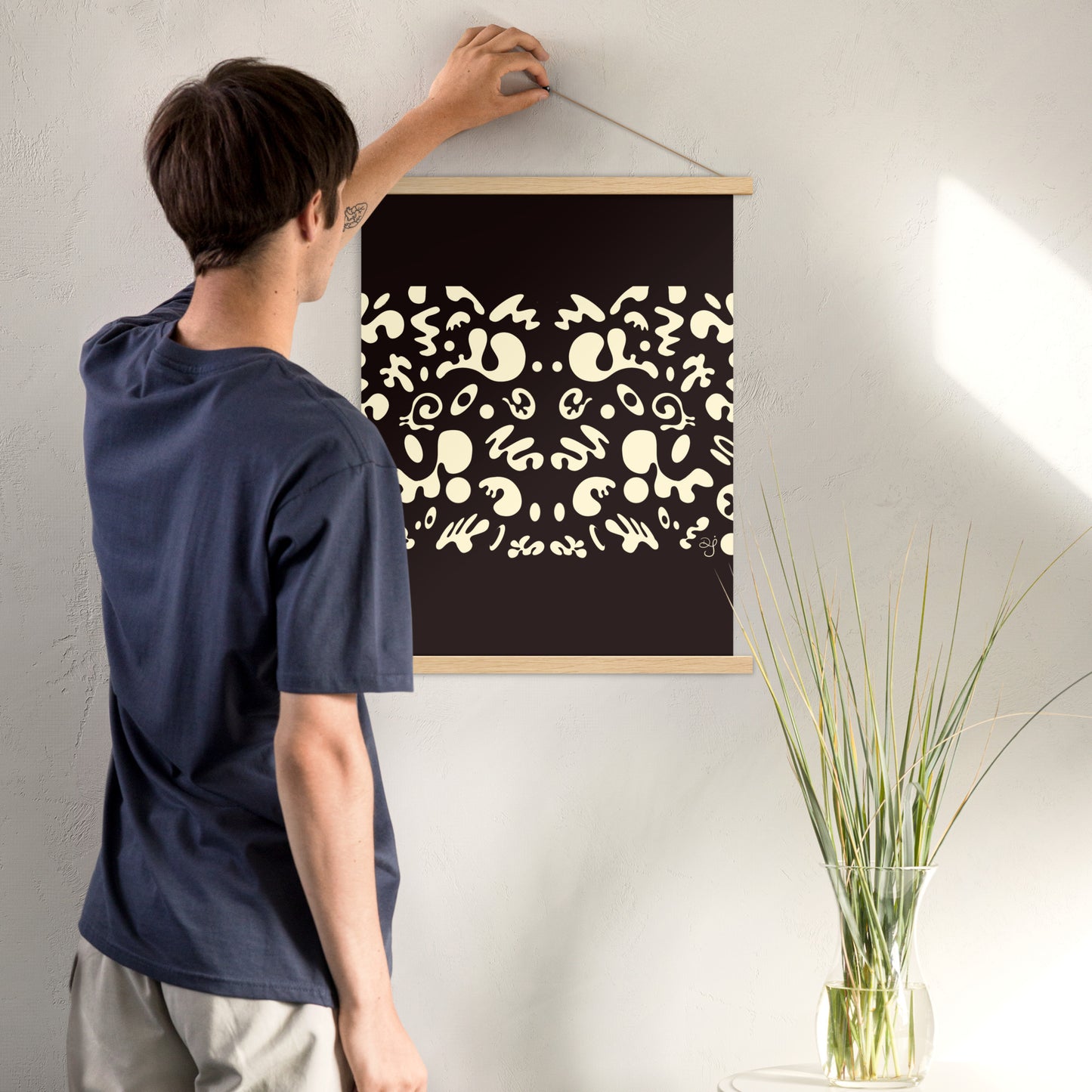 Mirror Work Poster w Hanger - Smoke Signal