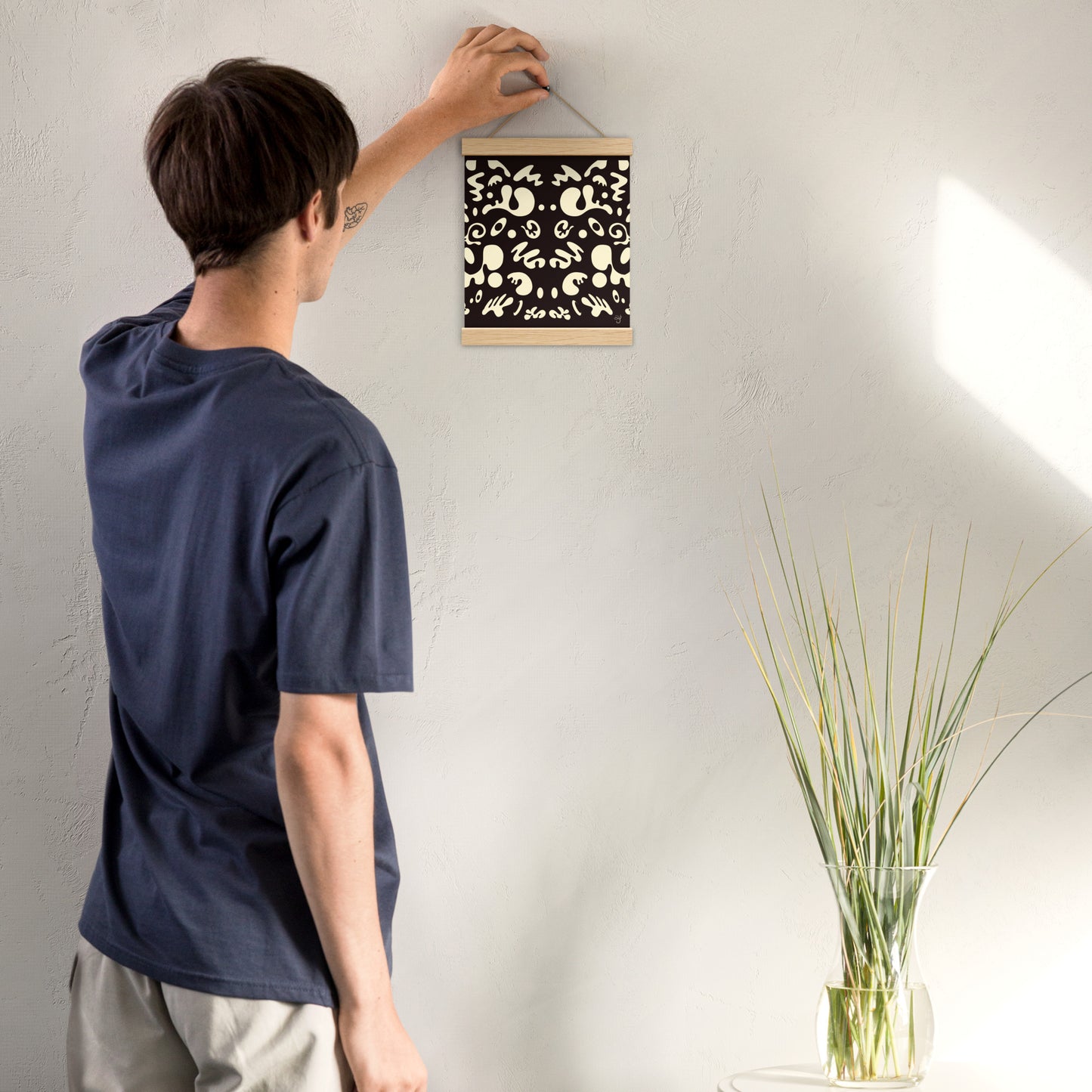 Mirror Work Poster w Hanger - Smoke Signal