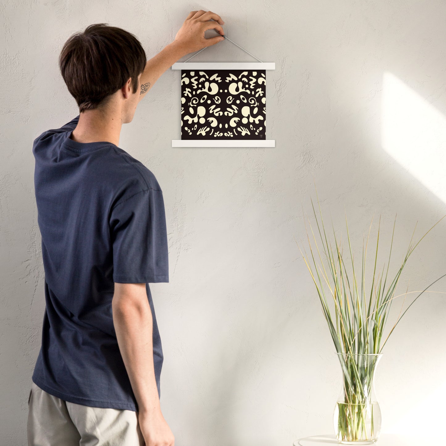Mirror Work Poster w Hanger - Smoke Signal