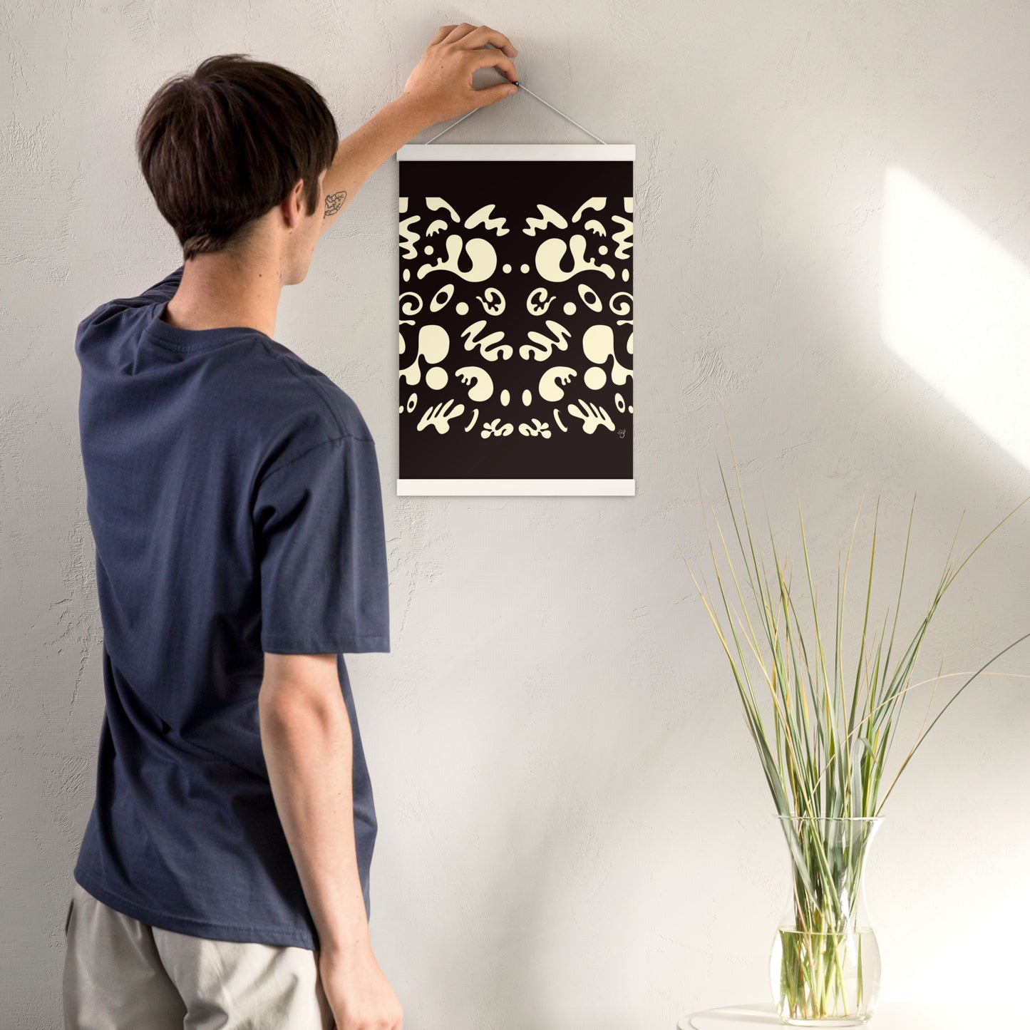 Mirror Work Poster w Hanger - Smoke Signal