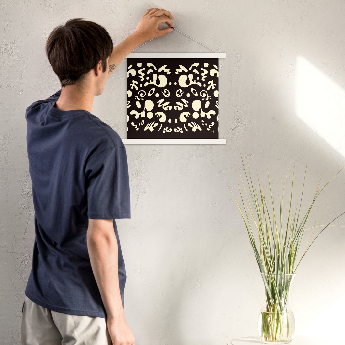 Mirror Work Poster w Hanger - Smoke Signal