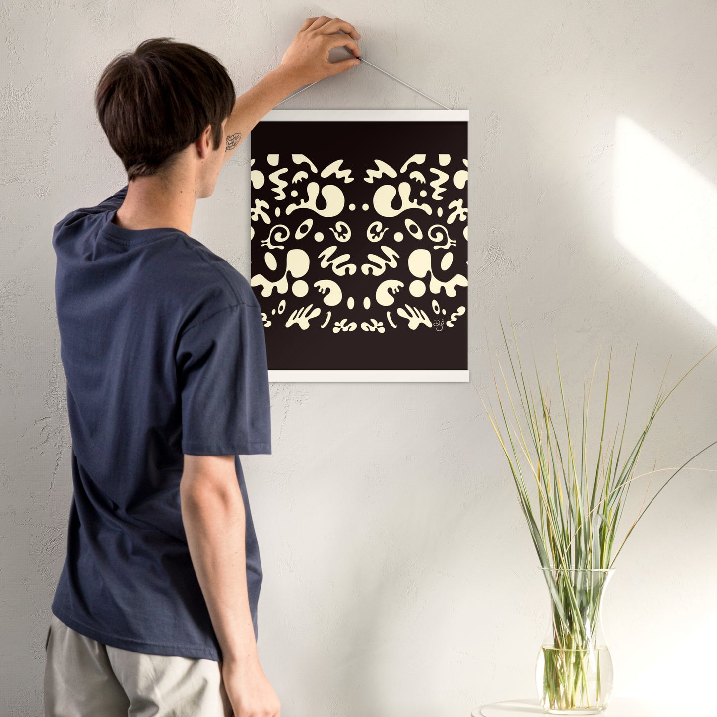 Mirror Work Poster w Hanger - Smoke Signal
