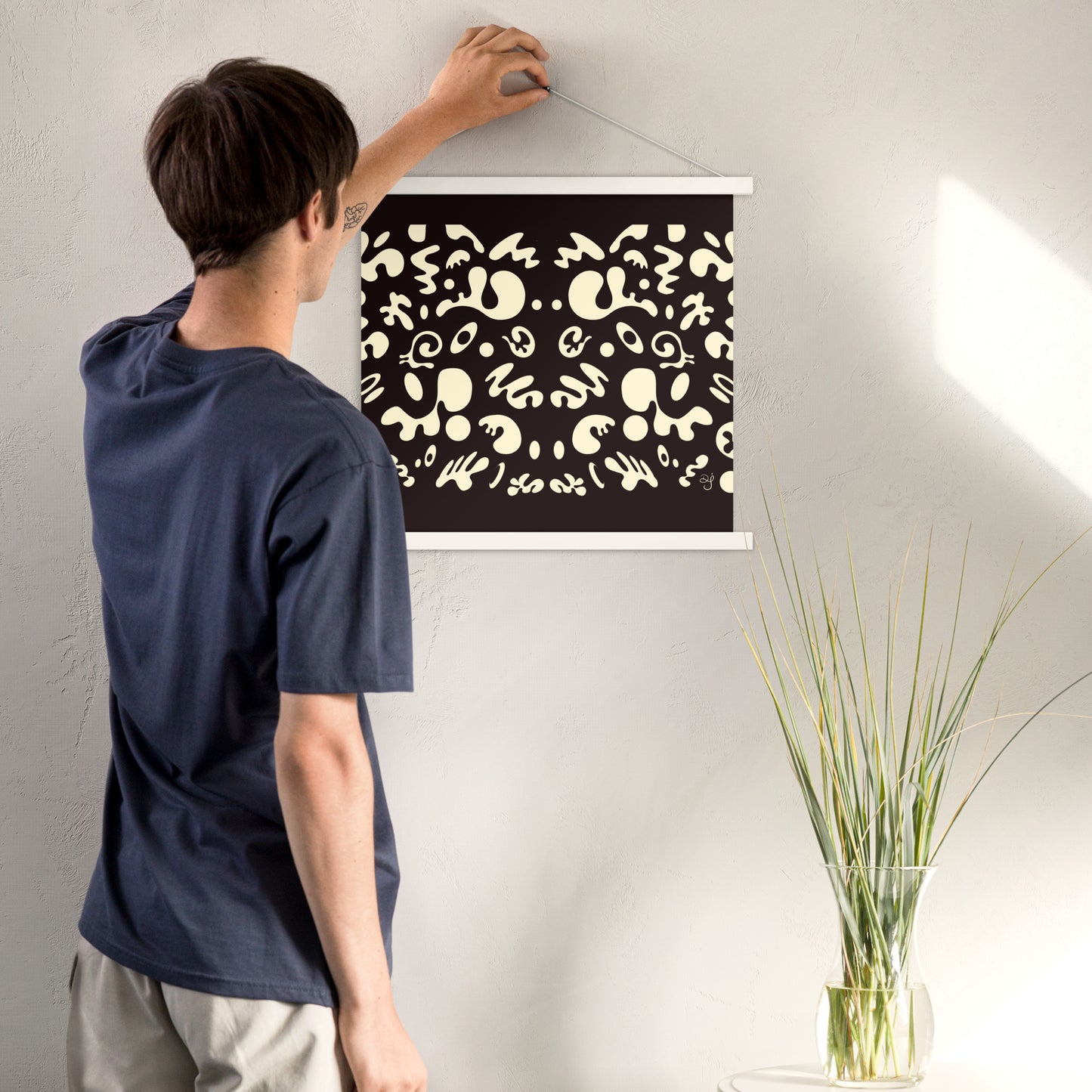 Mirror Work Poster w Hanger - Smoke Signal