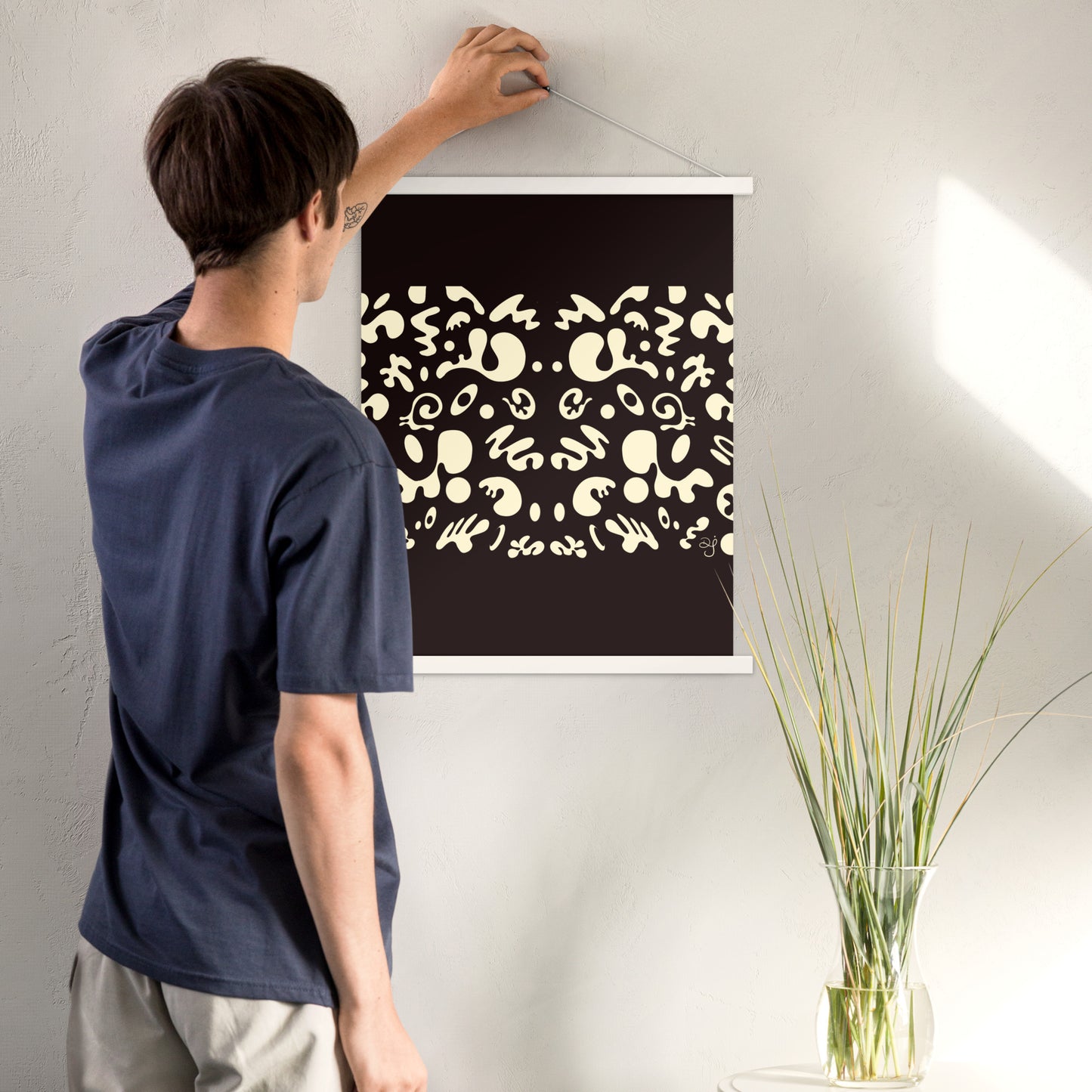 Mirror Work Poster w Hanger - Smoke Signal