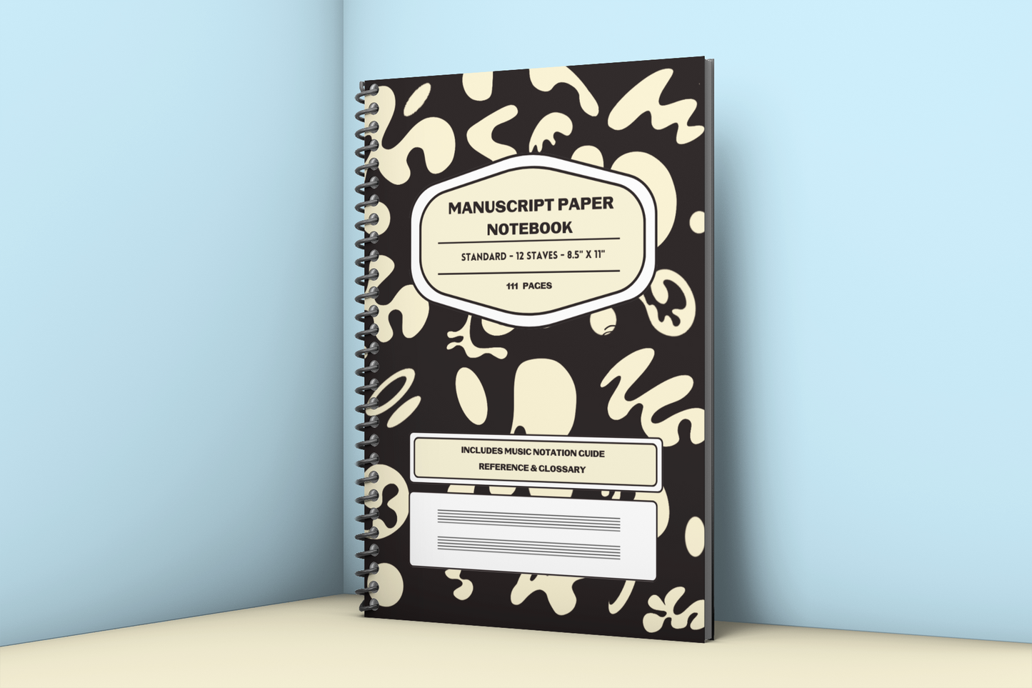 Jaha Musician Manuscript Paper Notebook - Standard Staff